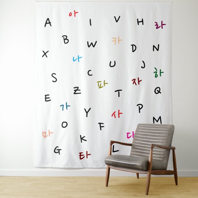 Hangul And The Alphabet Tapestry (In Situ)