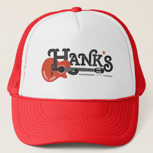 Hank's Honky Tonk Red Trucker Hat
