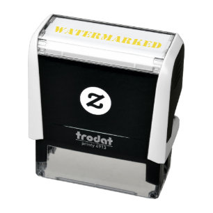 Hanky Code Self-Inking Stamp - Yellow