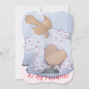 Hanky, red, hearts, dove pretty Valentine's Day