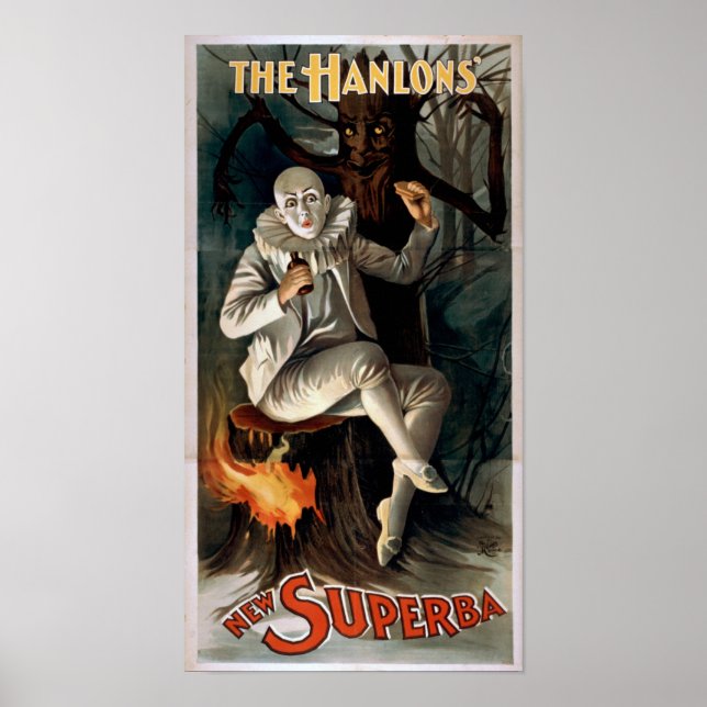 HANLON'S New Superba VAUDEVILLE Act Poster (Front)