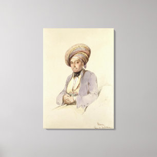 Hanna - A Greek from Antioch, 1852 Canvas Print