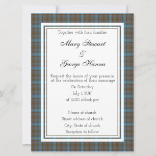 Hanna Scottish Wedding Invitation