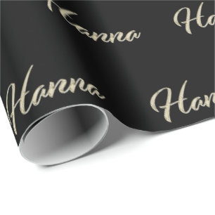 Hanna white gold Handwriting Gift Paper