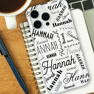 Hannah Black White  Case-Mate iPhone Case