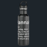 HANNAH Definition Personalised Name Funny Birthday 710 Ml Water Bottle<br><div class="desc">HANNAH Definition Personalised Name Funny Birthday Gift Idea</div>