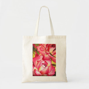 Hannah Gordon pink rose watercolor art Tote Bag