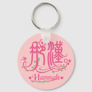 Hannah - Kanji Name Keychain