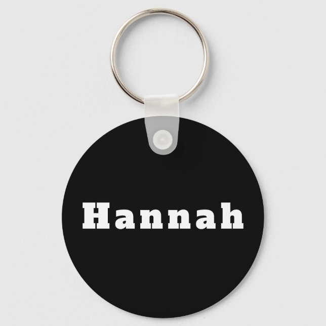 Hannah Key Ring (Front)