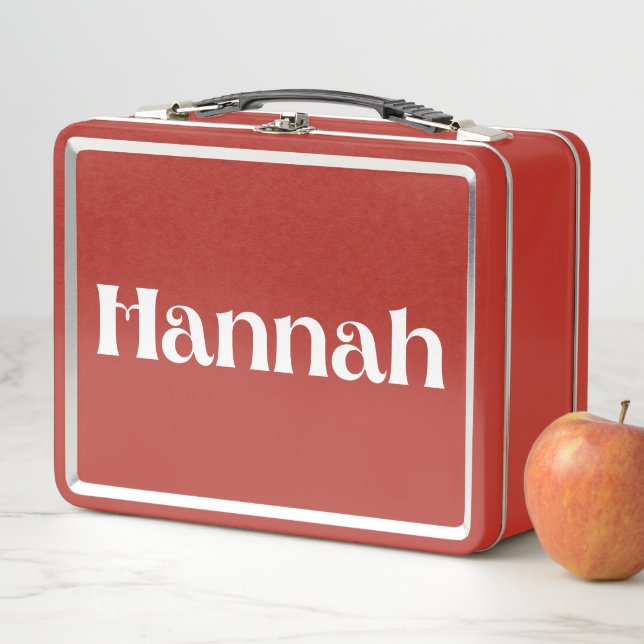 Hannah Metal Lunch Box (In Situ)