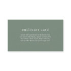 HANNAH Sage Green Boho Baby Shower Card