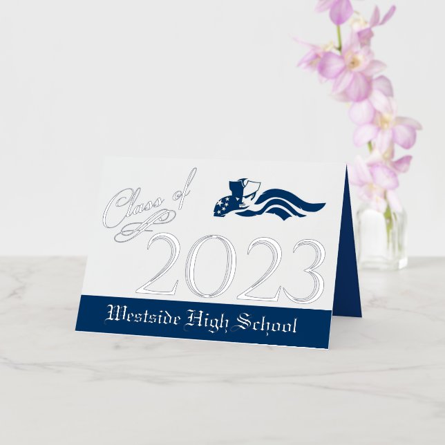 HANNAH Westside High School Foiled Announcement  (Orchid)