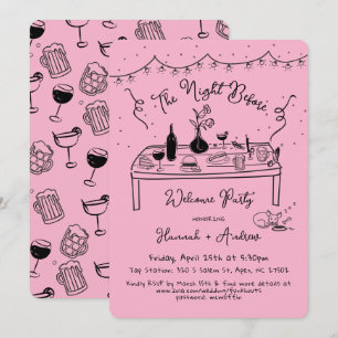 Hannah's Welcome Night Before chihuahua Invitation
