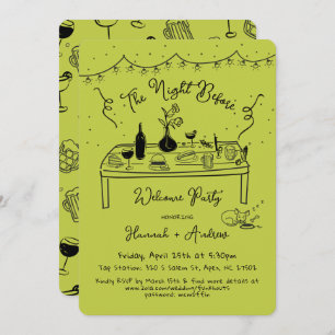 Hannah's Welcome Night Before chihuahua Invitation