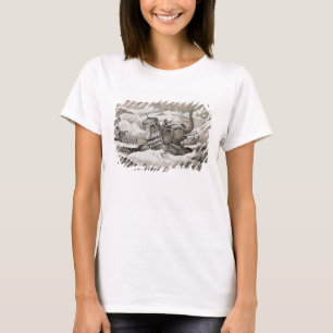 Hannibal (247-c.183 BC) and his war elephants cros T-Shirt