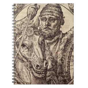 Hannibal (247-c.183 BC) (engraving) Spiral Notebook