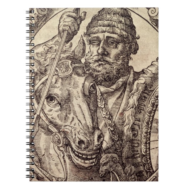 Hannibal (247-c.183 BC) (engraving) Spiral Notebook (Front)