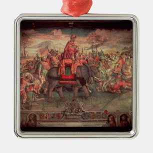 Hannibal Crossing the Alps Metal Tree Decoration