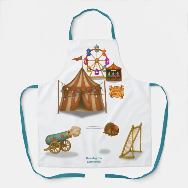 Hannibal the Cannonball Apron (Front)