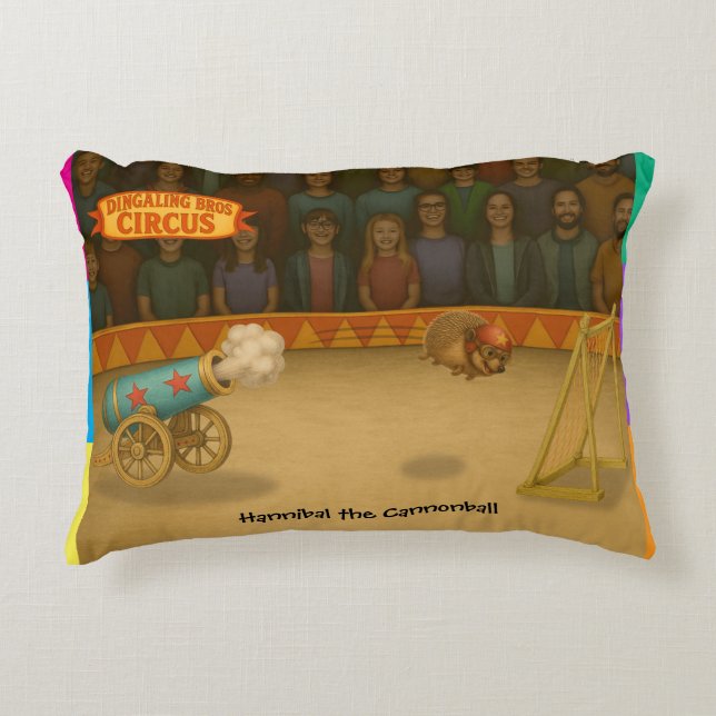 Hannibal the Cannonball Decorative Cushion (Front)