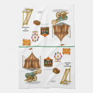 Hannibal the Cannonball Tea Towel