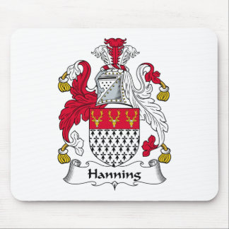 Hanning Family Crest Mouse Pad