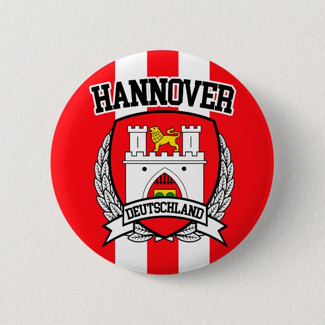 Hannover 6 Cm Round Badge (Front)