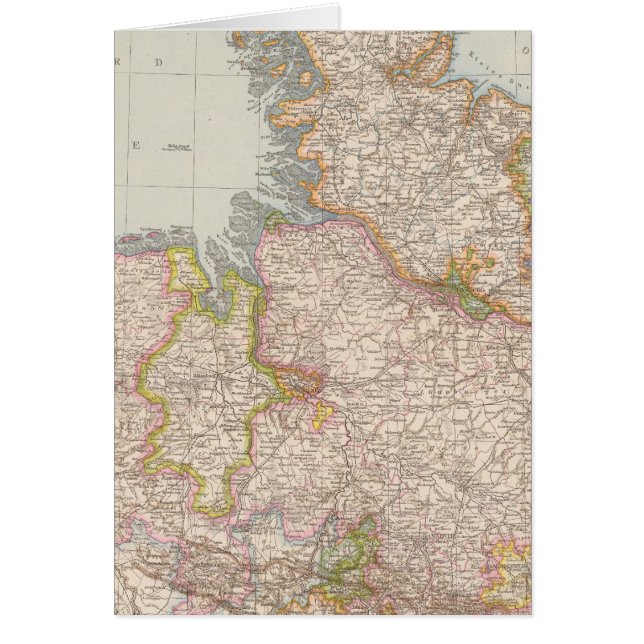 Hannover, SchleswigHolstein, North Germany Map (Front)