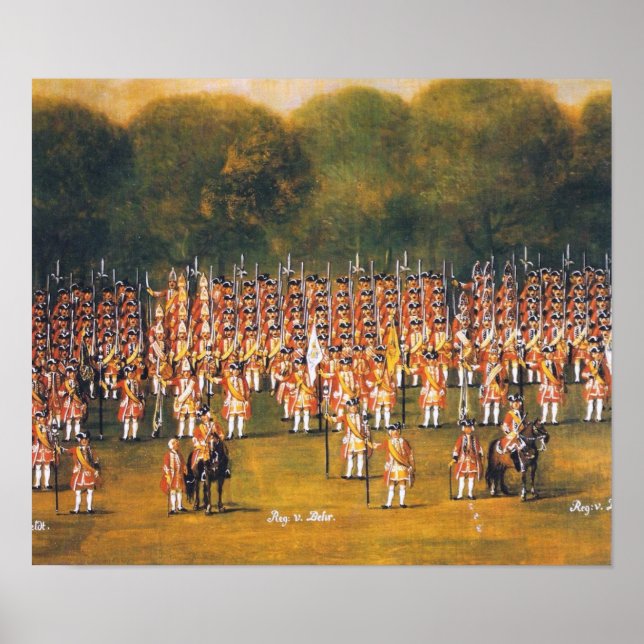 Hannoverian Troops Poster (Front)