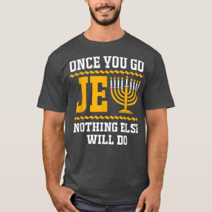 Hannukah Menorah Chanukah Jewish Funny Jew  T-Shirt