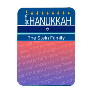 Hannukah menorah photo Photo Magnet