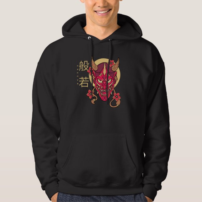Hannya Mask Hoodie (Front)