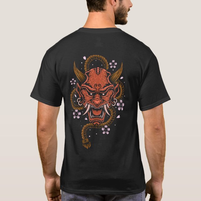 Hannya Mask T shirt (Back)