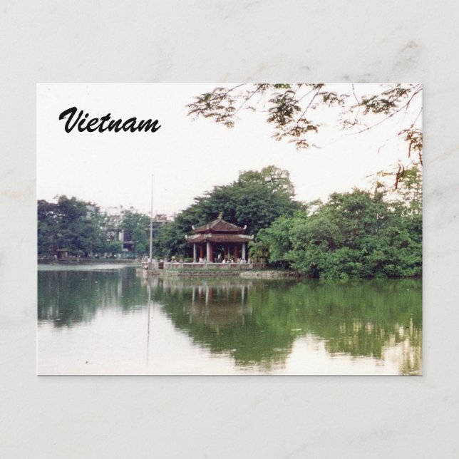 hanoi lake postcard (Front)