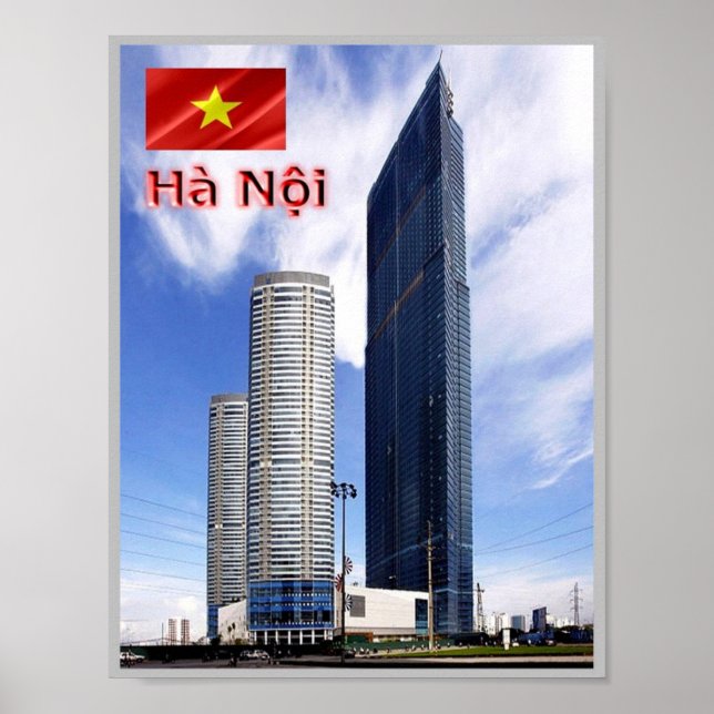 Hanoi - Landmark Tower - Vietnam - Poster (Front)