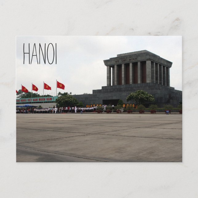 hanoi mausoleum postcard (Front)