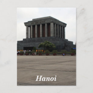 hanoi mausoleum postcard