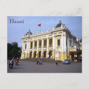 hanoi opera grand postcard