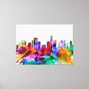 Hanoi Skyline Canvas Print