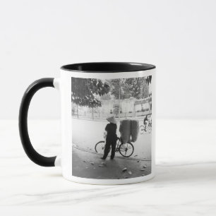 Hanoi Vietnam, Bicyle Delivery Woman (NR) Mug