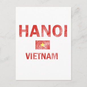 Hanoi Vietnam Designs Postcard