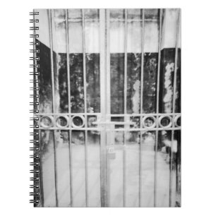 Hanoi Vietnam, Hanoi Hilton Prison Cell Detail Spiral Notebook