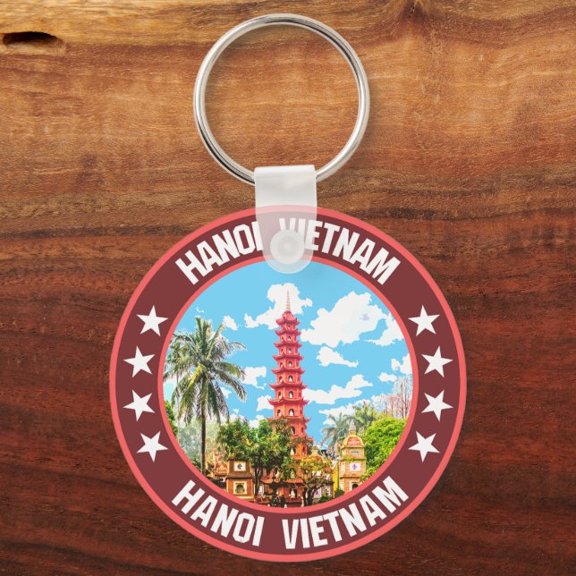 Hanoi Vietnam                                      Key Ring (Front)