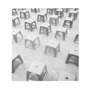 Hanoi Vietnam, Plastic Stools at the Temple of Notepad