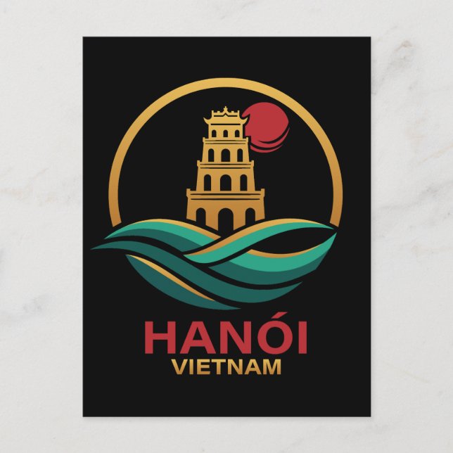 Hanoi Vietnam Southeast Asia Postcard (Front)