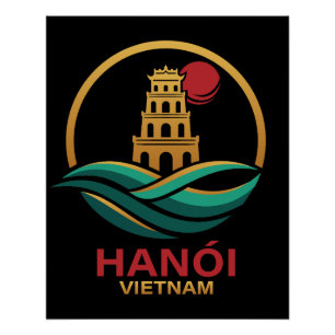 Hanoi Vietnam Southeast Asia Poster