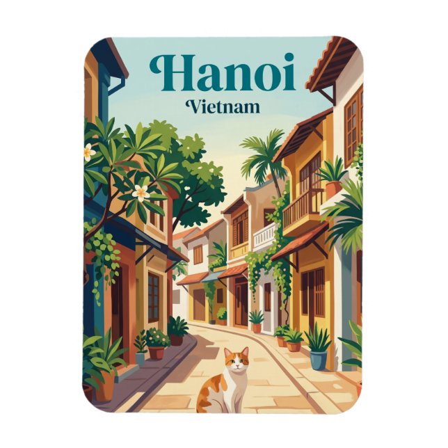 Hanoi, Vietnam Vietnam Magnet (Vertical)