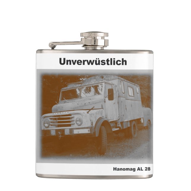 Hanomag AL28 Hip Flask (Front)