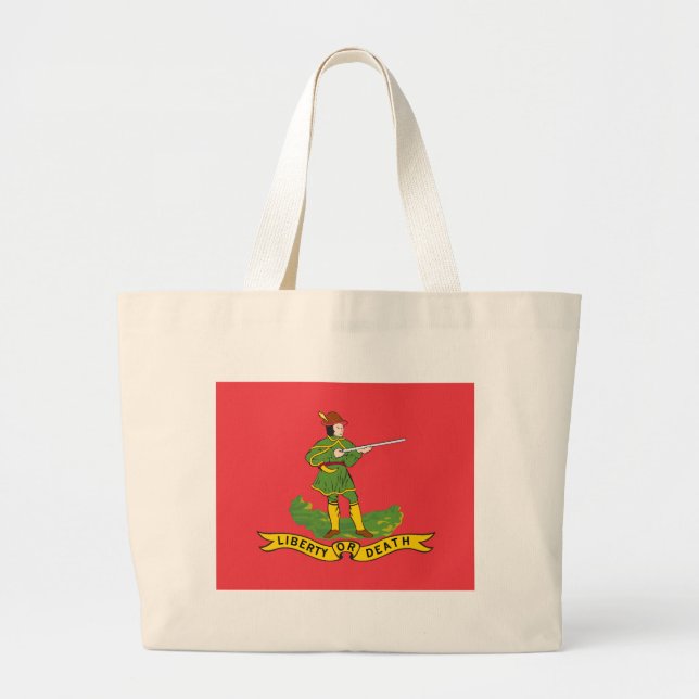 Hanover Associators Flag T-Shirts Large Tote Bag (Front)