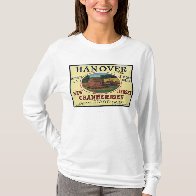 Hanover Brand Cranberry Label T-Shirt (Front)